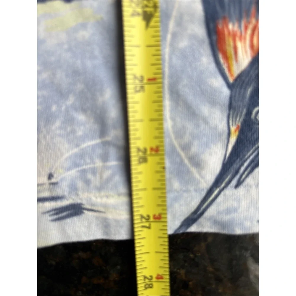 Polo Ralph Lauren Tropical Palm Tree‎ Island Marlin Fishing Men's XL
